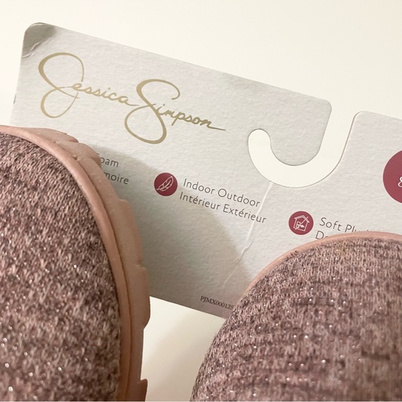 Jessica Simpson Women's Memory Foam Slippers Large 8-9 - Picture 4 of 16